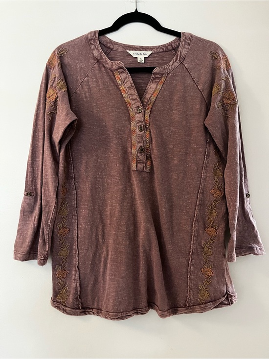 Lucky & Coco Tops - Lucky & Coco | Boho Embroidered Shirt